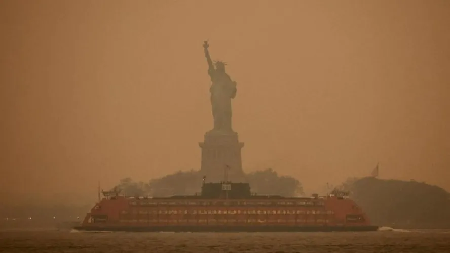 World’s worst New York air quality affected by Canadian wildfires